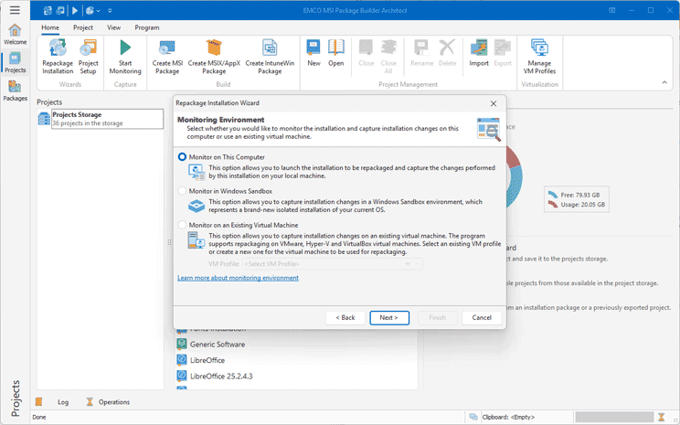 Installation Packager, EXE to MSI Repackager EMCO MSI Package Builder